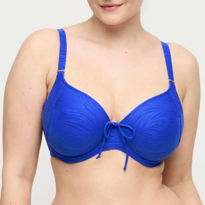 BIKINI BRA FULL CUP B-H CUP MANTAS ELECTRIC BLUE PRIMA DONNA 